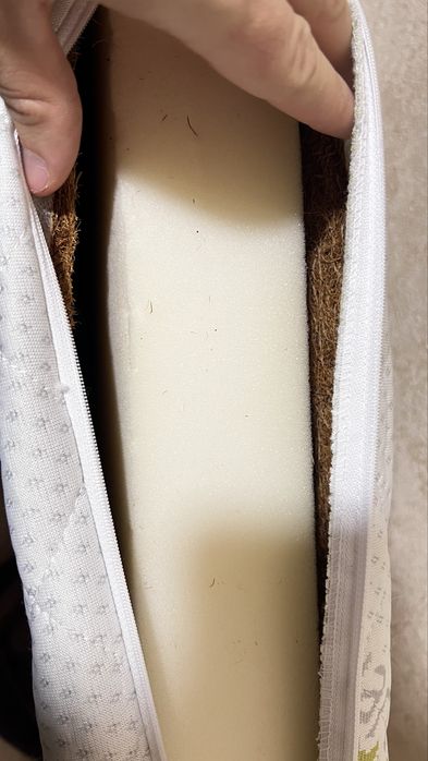 Дитяче ліжечко з бука, маятник, 120×60 + матрац (б/у)