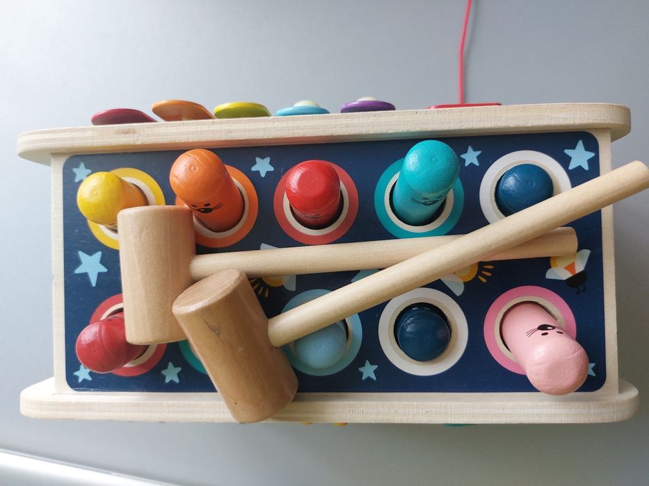 Стучалка-каталка-ксилофон «Слоненя» монтессорі