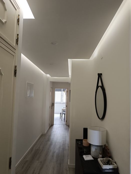 Remodelação de interiores, tetos falsos, divisória e pinturas