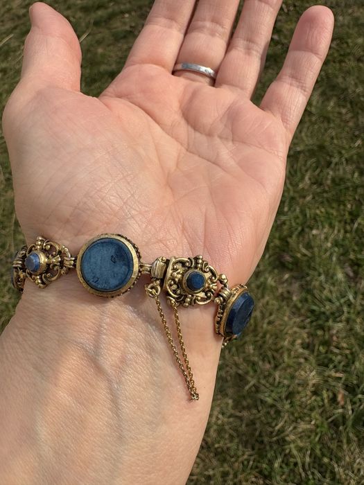 Stara srebrna bransoletka art deco przedwojenna topaz vintage unikat!