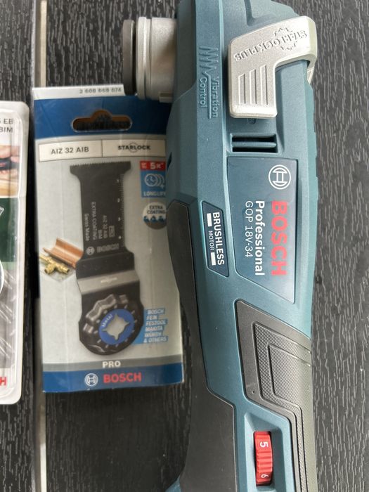 Bosch Gop 18V-34 szlifierka oscylacyjna multitool fein 3 brzeszczoty