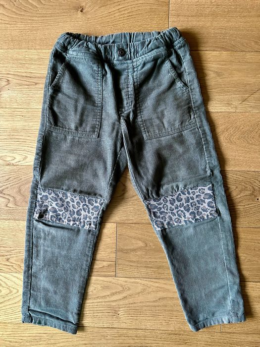 Super miękkie sztruksy Zara r.128