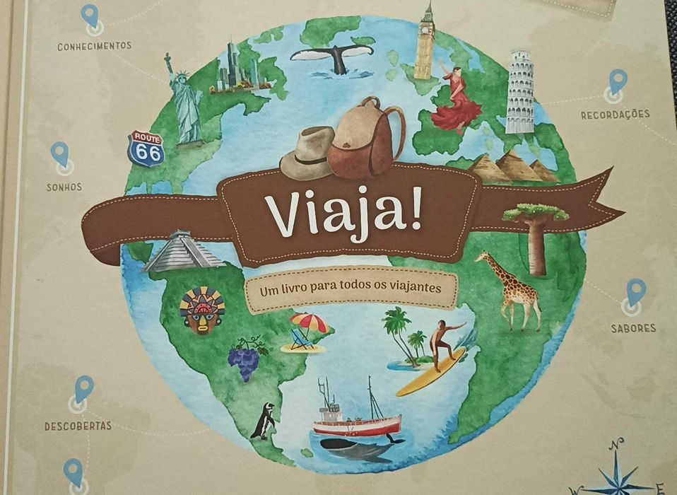 Livro "Viaja!" - para todos os viajantes