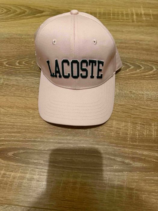 Czapka Lacoste Rozowa