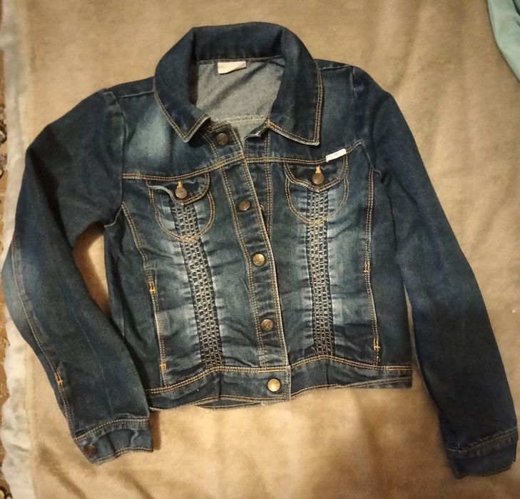 Джинсовый пиджак на девочку