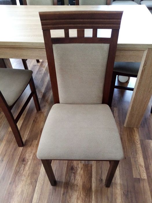 Stół 160x80x78 + 6 Krzeseł