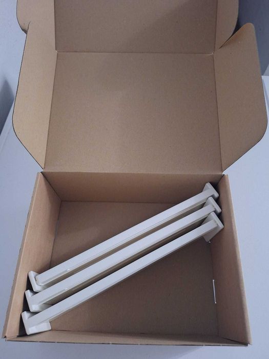 03 separadores de gaveta retráteis portáteis (27-45cm)