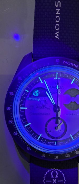 Relogio OMEGA x Swatch Speedmaster Moonswatch Mission to Earthphase