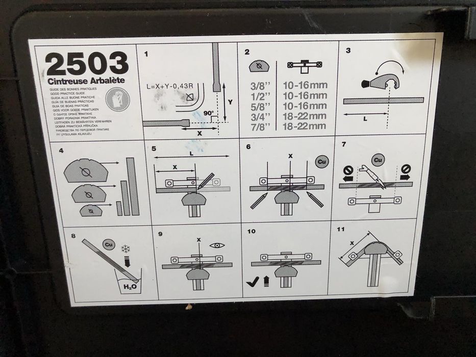 Ручний трубозгин Virax 2503 Rems