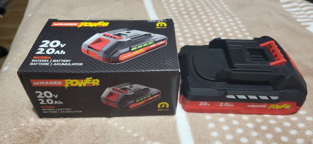 Bateria mader power 20v 2ah e 4ah novas