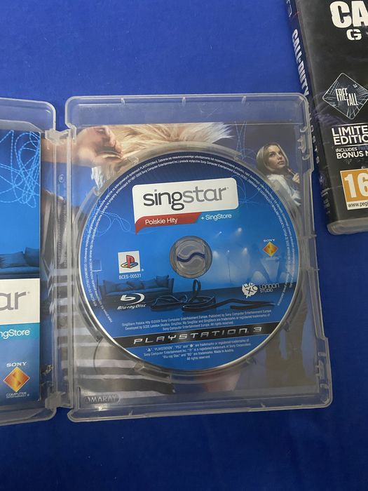 Singstar poslkie hity gra na ps3 stan jak na zdjeciach