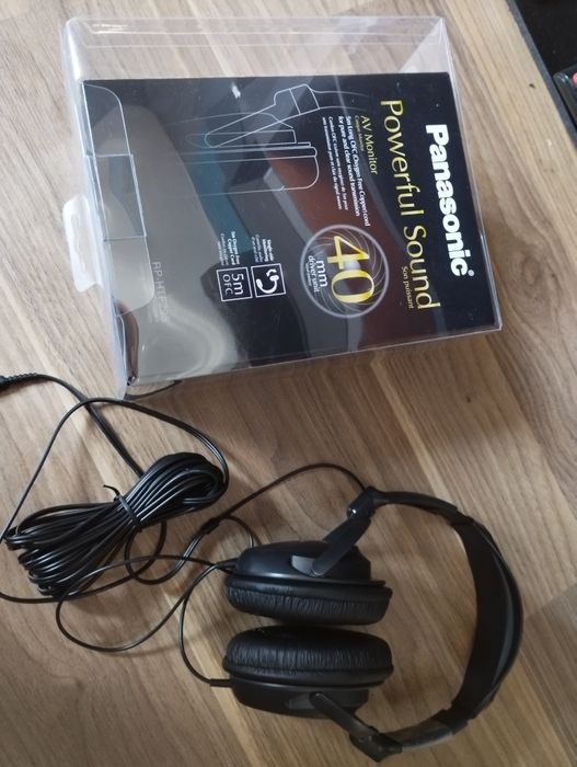 Nowe Panasonic RP-HTF295 słuchawki zamiana Wysyłka