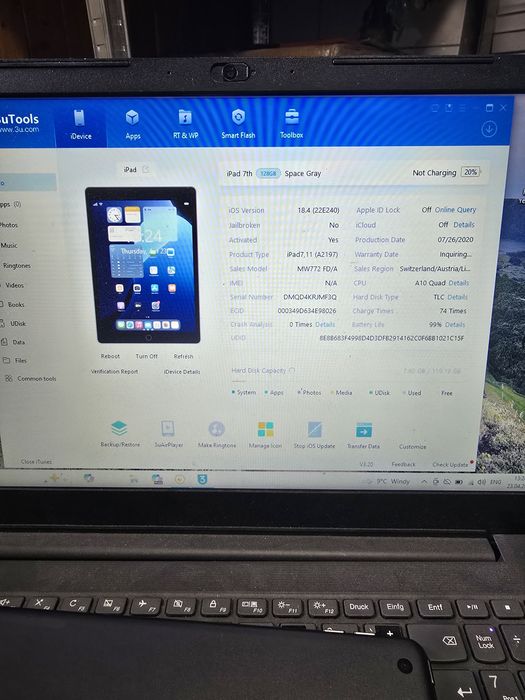 Ipad 7 127gb акумулятор 99%