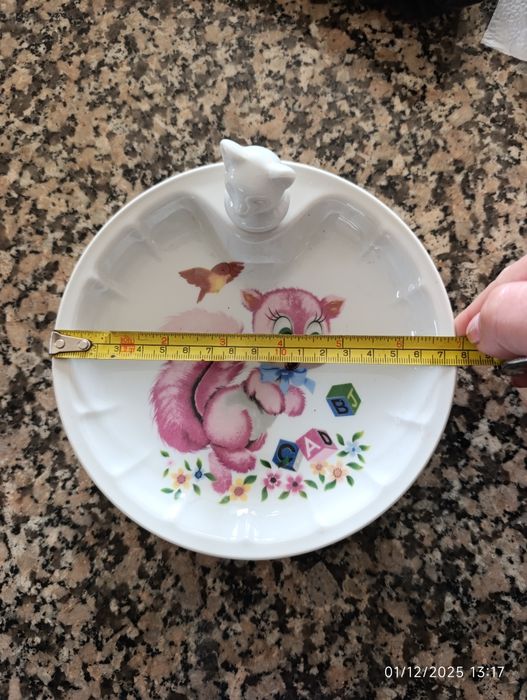 Prato banho maria em porcelana