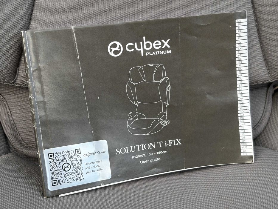 Cybex Solution T i-Fix fotelik samochodowy 100-150cm 15-50kg uniwersalny ISOFIX bezwypadkowy