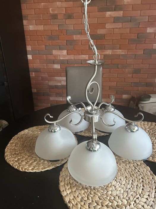 Lampa wisząca + kinkiet