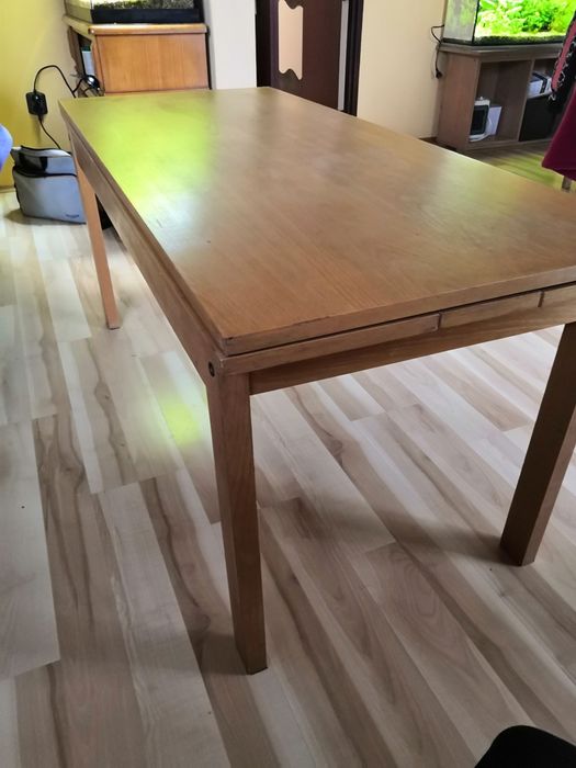 Rozkładany ławostół Iława PRL