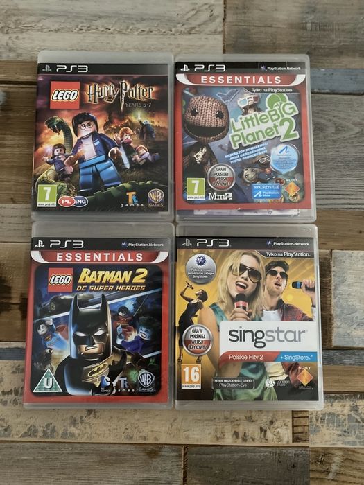 PlayStation Ps 3 Lego Harry Potter Batman Little Big Planet 2 Singstar