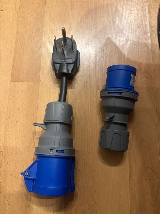 переходнік для генератора mema 5-15 nema 14-50 to 3pin