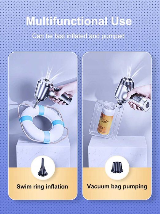 Akumulatorowy odkurzacz samochodowy bezprzewodowy o dużej mocy 95000PA