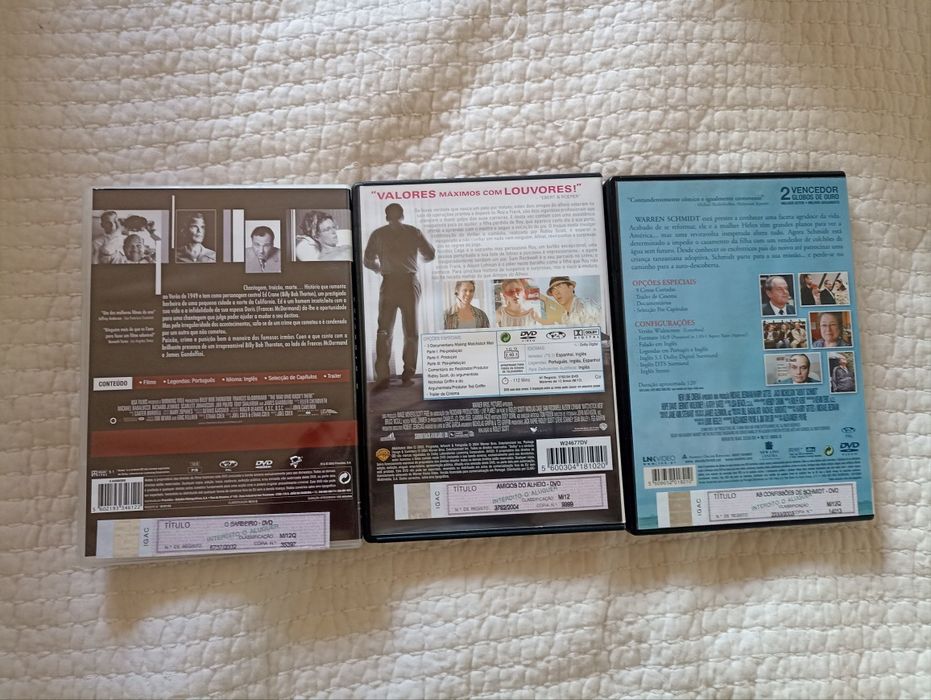 Pack constituído por 3 DVD's