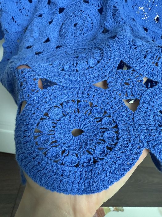 Футболка блуза  кроше Л Zara