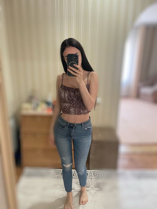 Джинси stradivarius та топ shein