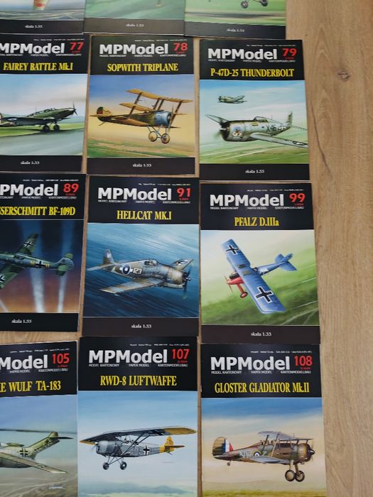 Zestaw 28 modeli kartonowych Mpmodel