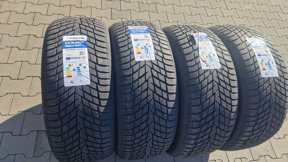 Nowe Opony Zimowe Sailun Ice Balzer Alpine Evo 2 265/50 R20 111W XL 4 sztuki  1726