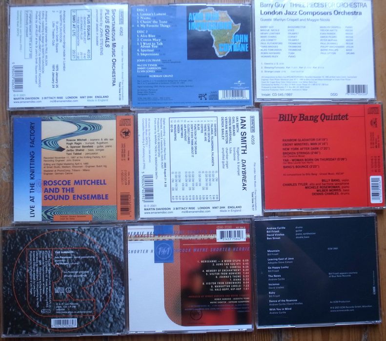 CD 's Jazz Cecil Taylor Bill Evans Mingus Hancock Coltrane Merrill