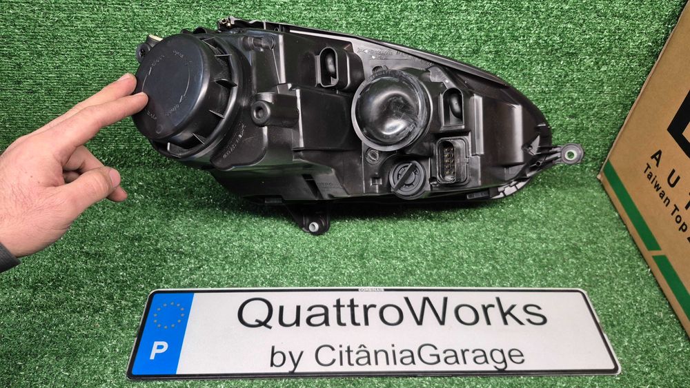 VW Golf V-10.03-07.09- ÓTICA/FAROL FRENTE ESQUERDA NOVA DEPO EMBALADA