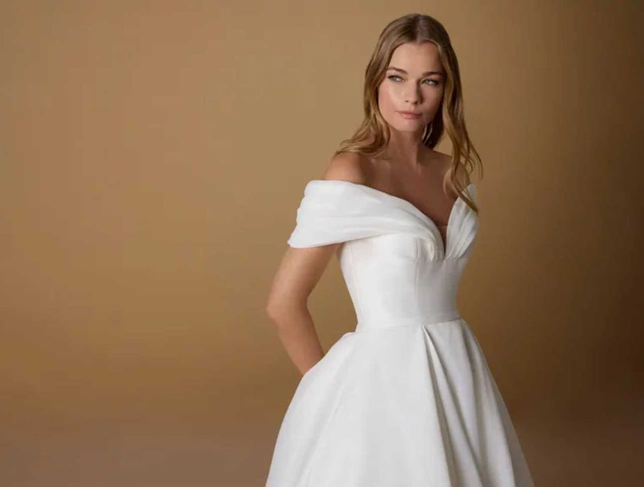 Vestido de Noiva em Organza