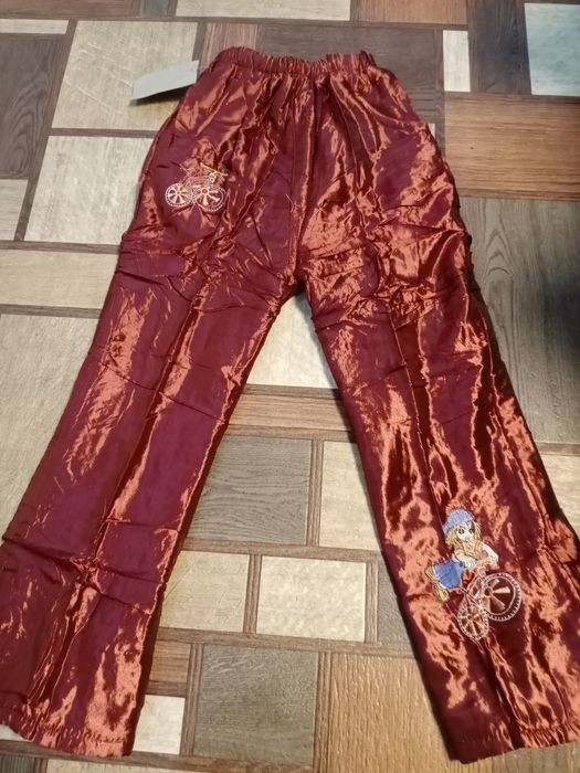 Штани на флісі на дівчинку