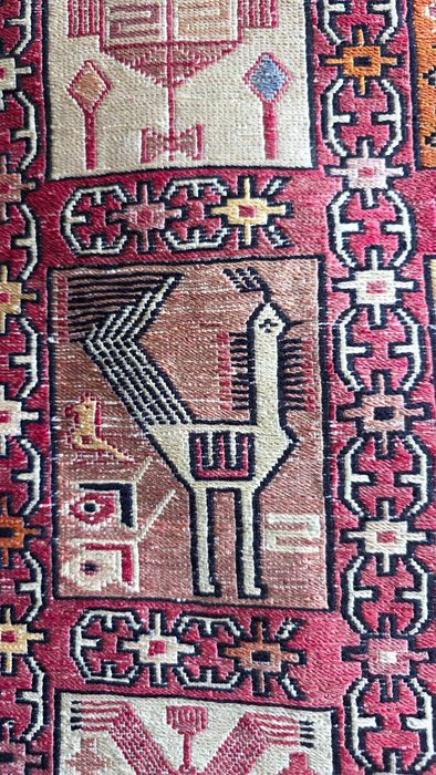 Kilim,sumak.Jedwab naturalny 195/120