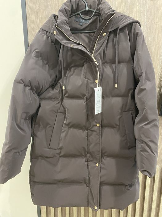 Новий пуховик ( анорак) zara діночий