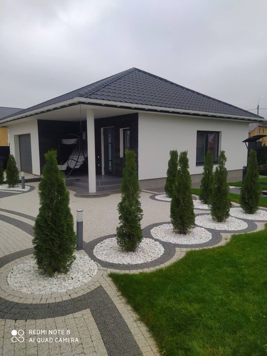 Рулонний газон Озеленення ландшафт укладка