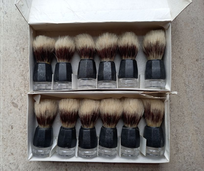 Pincel de barba cerdas naturais