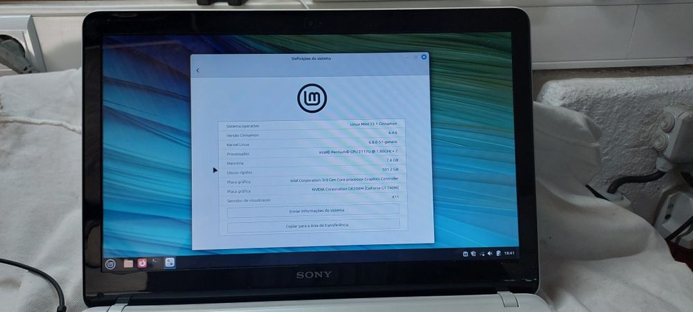 Computador Sony- vaio