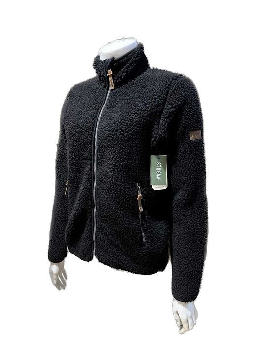 STROVA kurtka polarowa pluszowa polar bluza baranek ocieplana góry XS