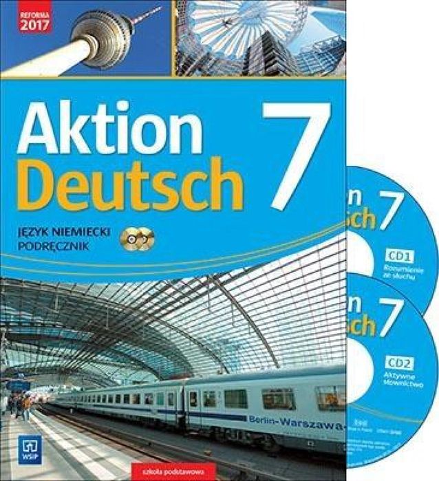 Aktion Deutsch 7 Podr. + 2CD WSiP Przemysław Gębal, Lena Biedroń Rok