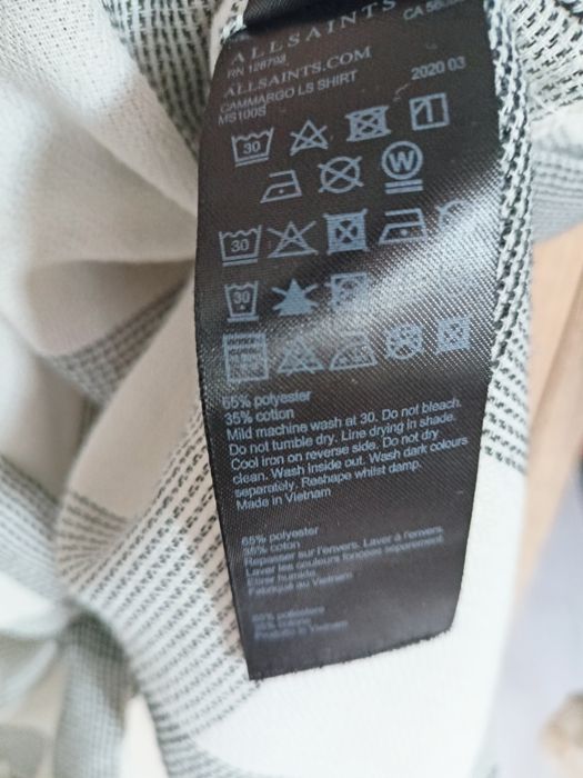 Koszula męska z długim rękawem. AllSaints. Rozmiar XS, jest oversize.