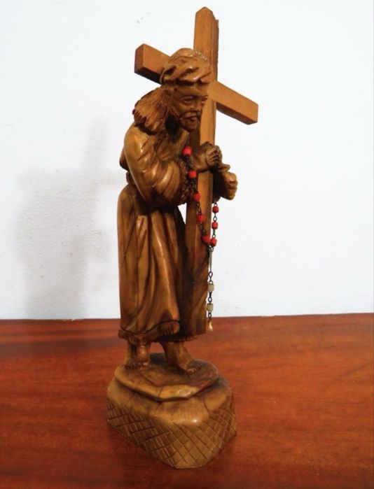 Nosso Senhor dos Passos em madeira.