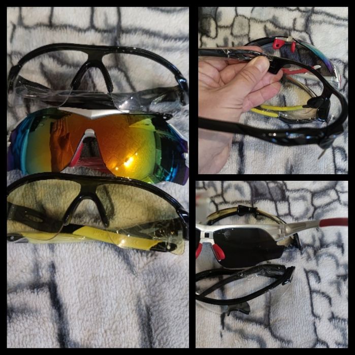 Nowe okulary słoneczne przeciwsłoneczne sportowe ochronne na rower rol
