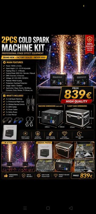 Máquina 839€. Festas Casamentos. Oportunidades