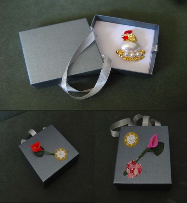 Alfinete / Broche / Pregadeira Galinha NOVO