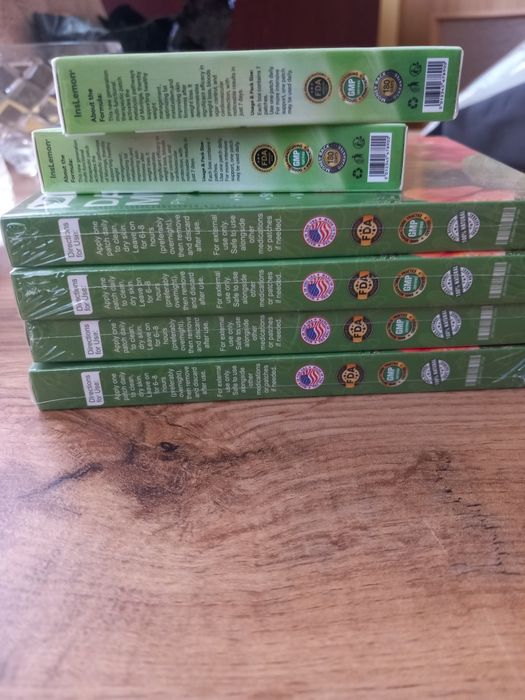 ZESTAW 6x Plastry metaboliczne z USA – Berberyna + Veggie Patch NOWE