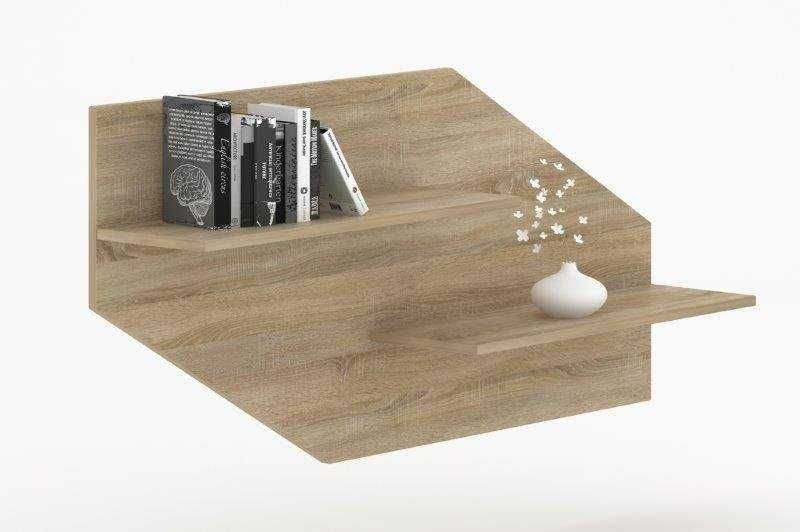 Półka wisząca (dąb sonoma) Nowa