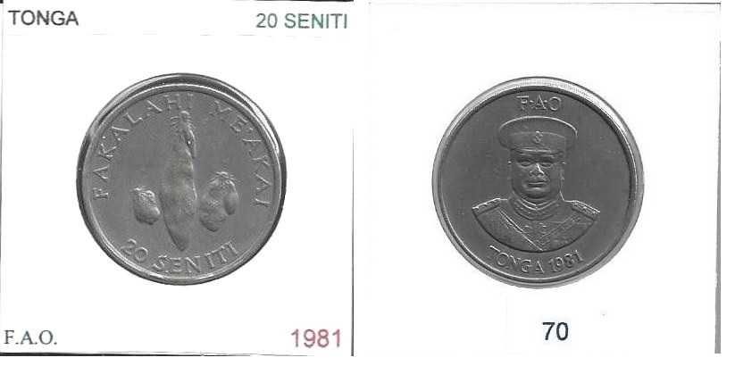 Tonga - - - - - Moedas