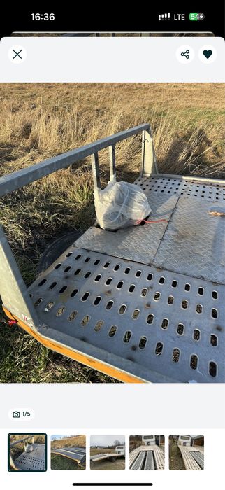 Платформа на евакуатор  лавета