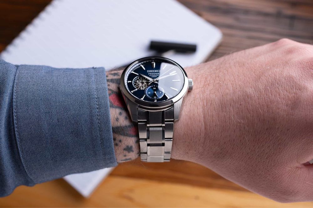 Seiko SPB417J1 Presage Sharp Edged Automatic Open Heart